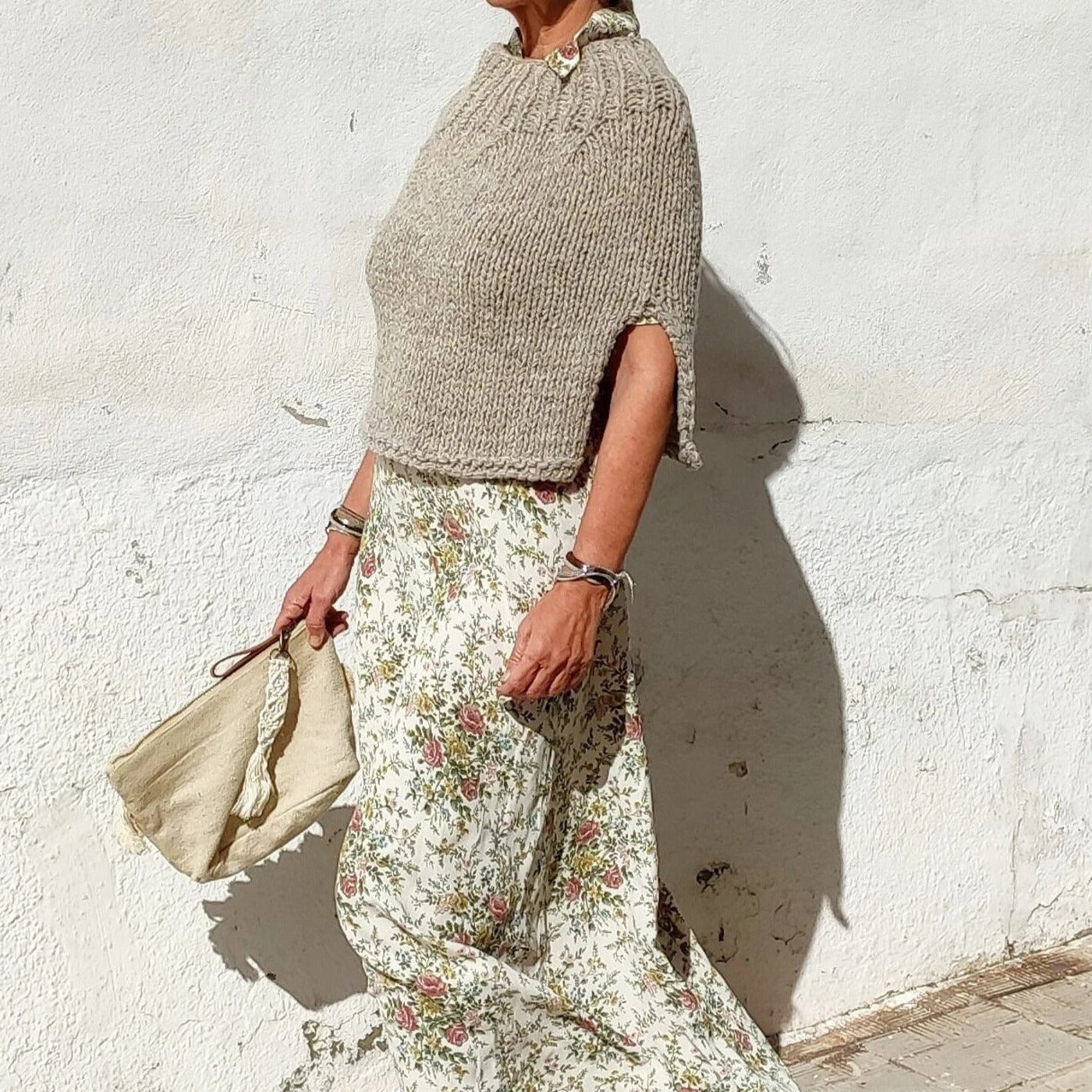 Wool Poncho Knitting Pattern