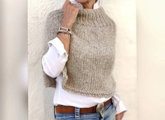 Wool Poncho Knitting Pattern