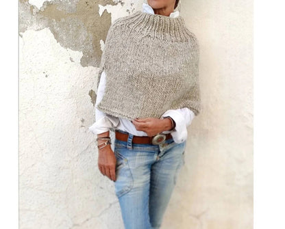 Wool Poncho Knitting Pattern