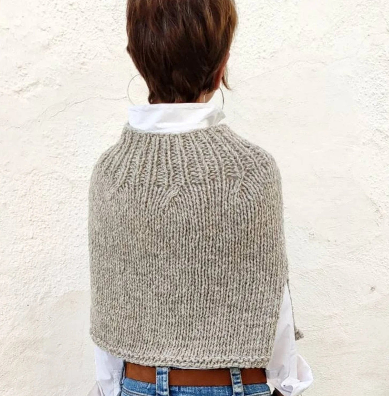 Wool Poncho Knitting Pattern