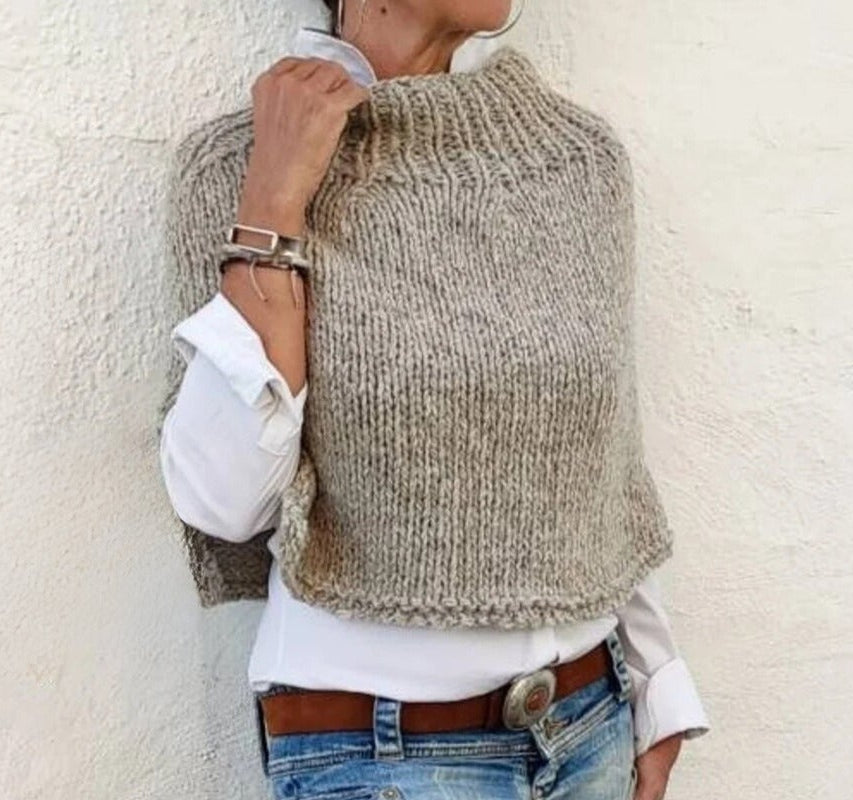 Wool Poncho Knitting Pattern