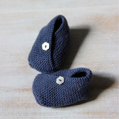 Baby Kimono Booties Knitting Pattern