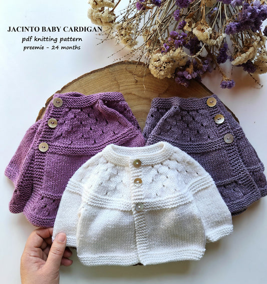 Jacinto Baby Cardigan Knitting Pattern