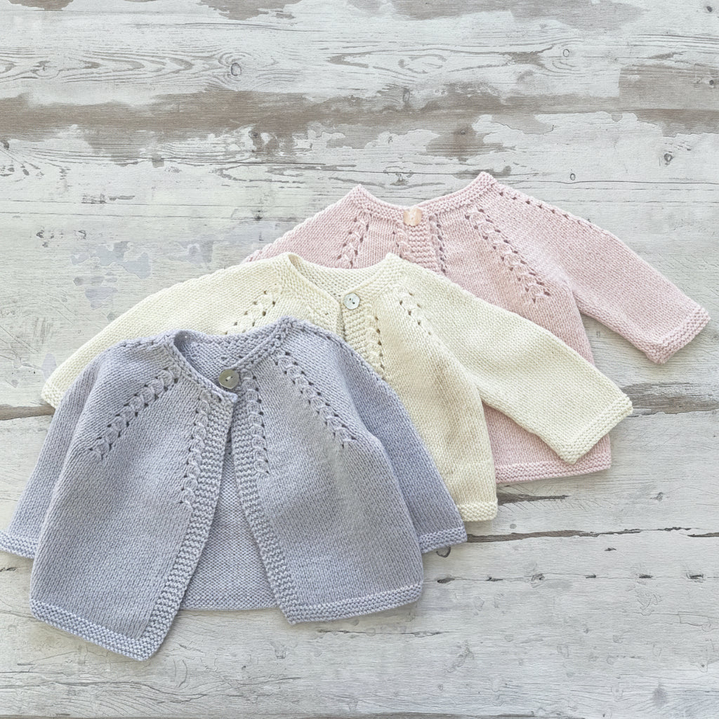 Baby Cardigan Sweater Knitting Pattern