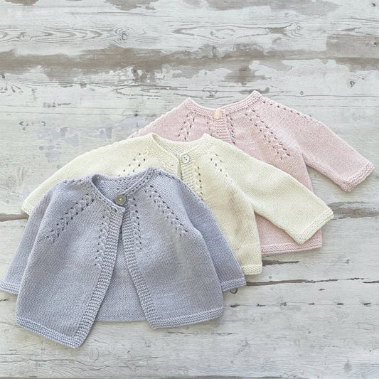 Baby Cardigan Sweater Knitting Pattern