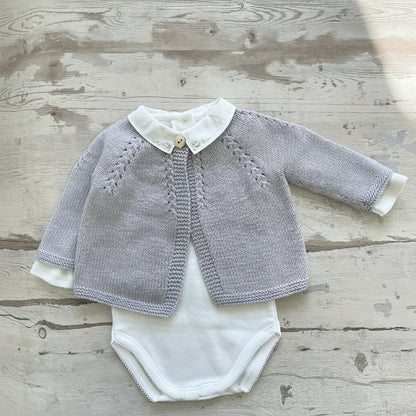 Baby Cardigan Sweater Knitting Pattern