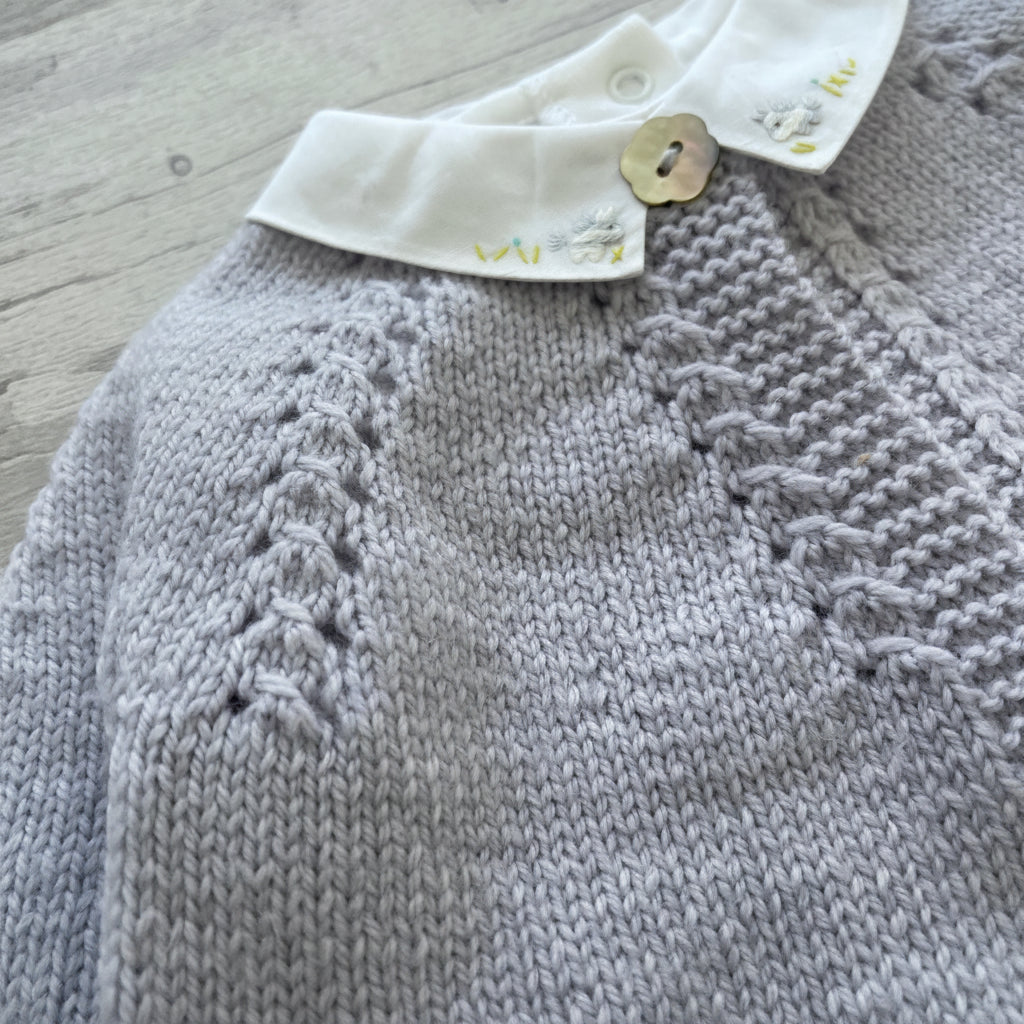 Baby Cardigan Sweater Knitting Pattern
