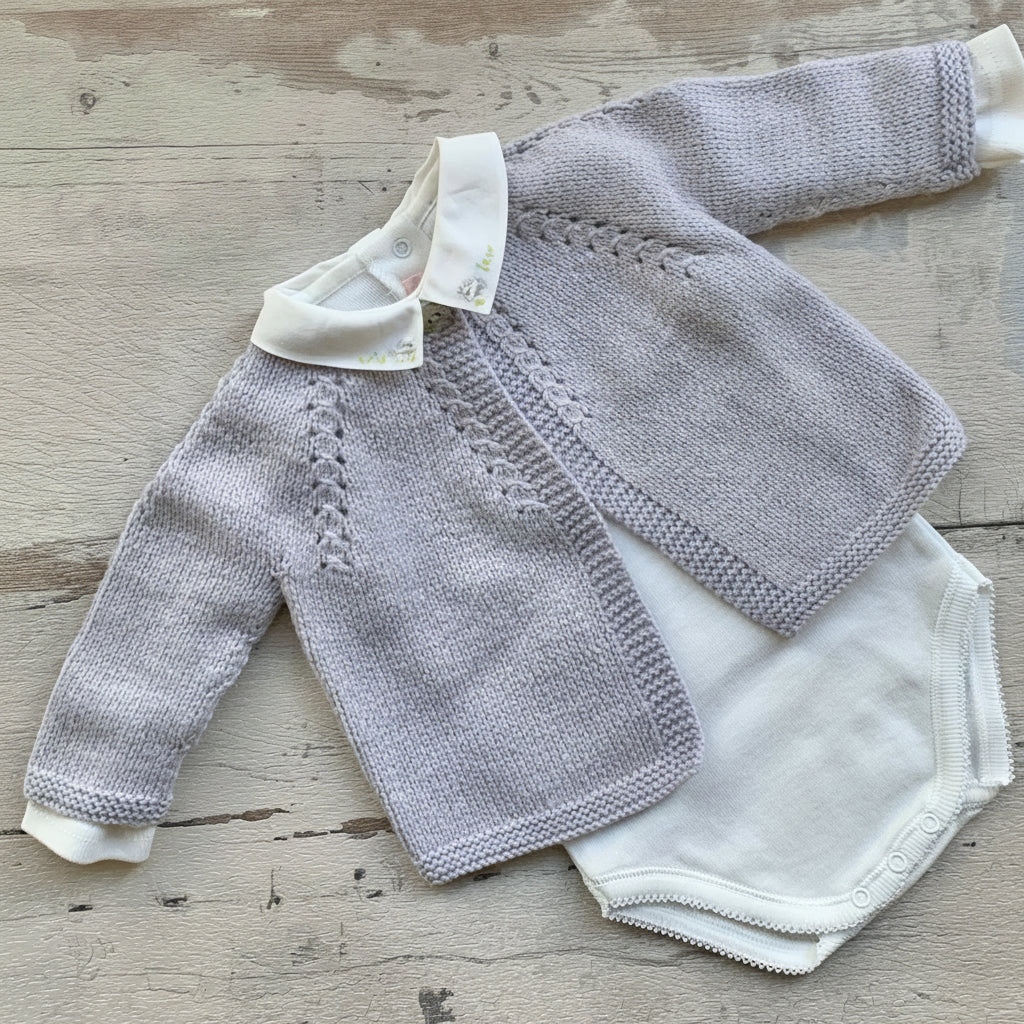 Baby Cardigan Sweater Knitting Pattern