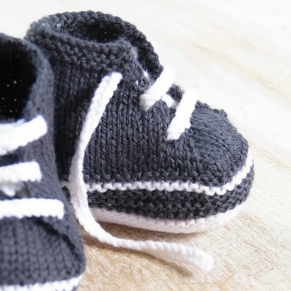 Baby Sneakers Knitting Pattern