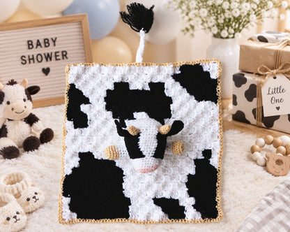 Bessie the Cow Lovey Crochet Pattern