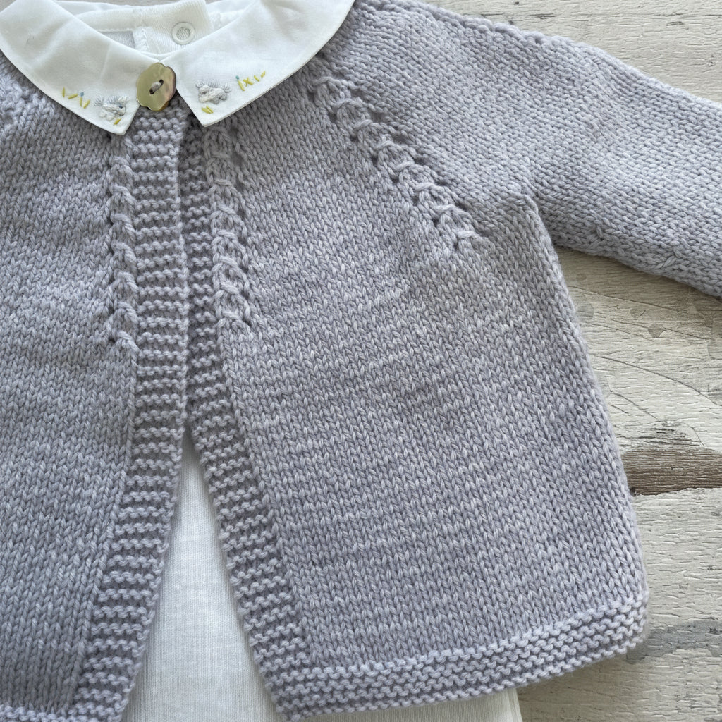 Baby Cardigan Sweater Knitting Pattern