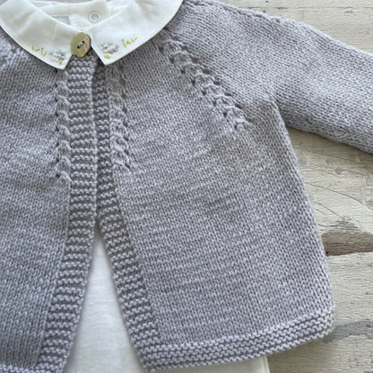 Baby Cardigan Sweater Knitting Pattern