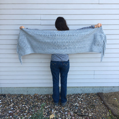 Lesley Pocket Shawl Crochet Pattern