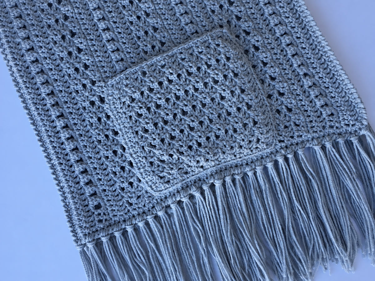 Lesley Pocket Shawl Crochet Pattern