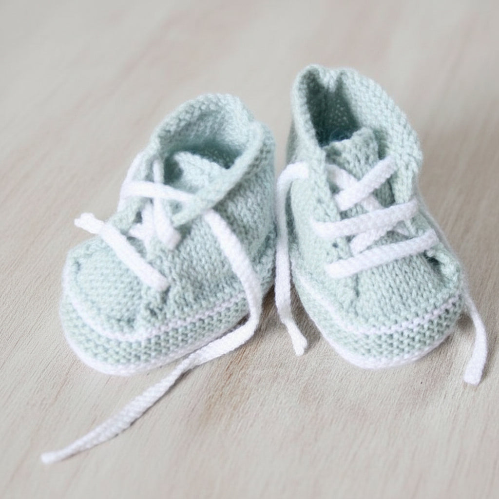 Baby Sneakers Knitting Pattern