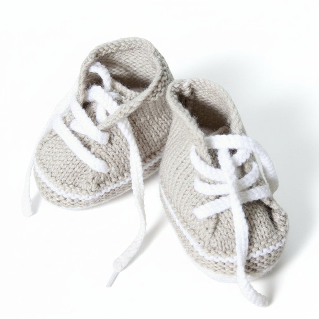 Baby Sneakers Knitting Pattern