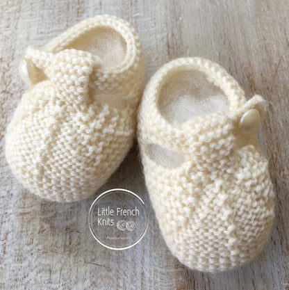 Baby Booties Knitting Pattern