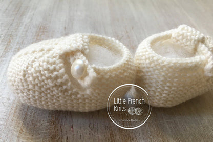Baby Booties Knitting Pattern