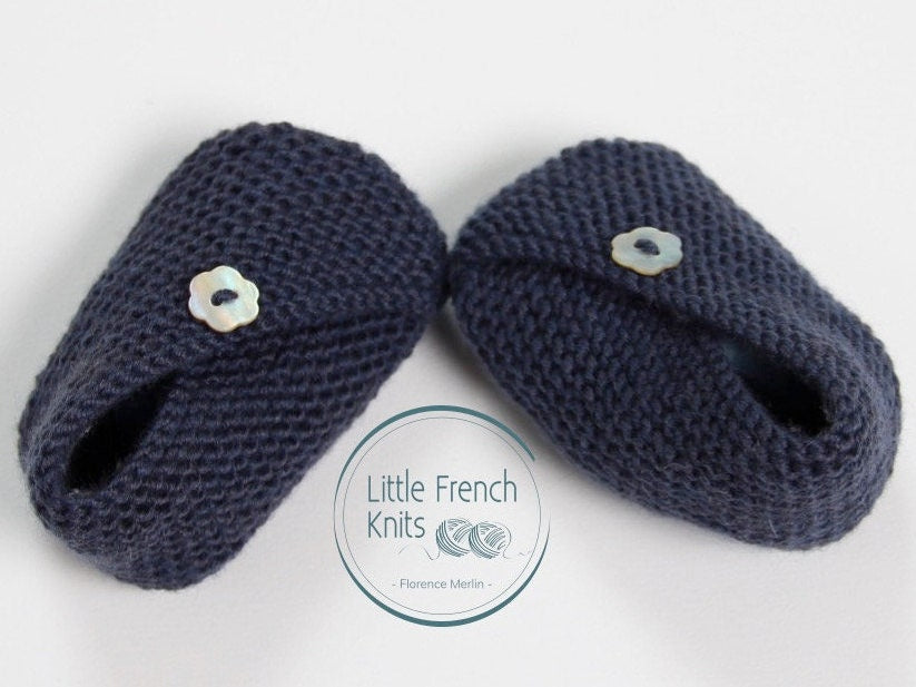 Baby Kimono Booties Knitting Pattern