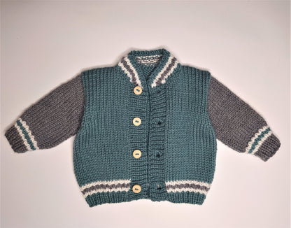 School Kids Jacket Knitting Pattern