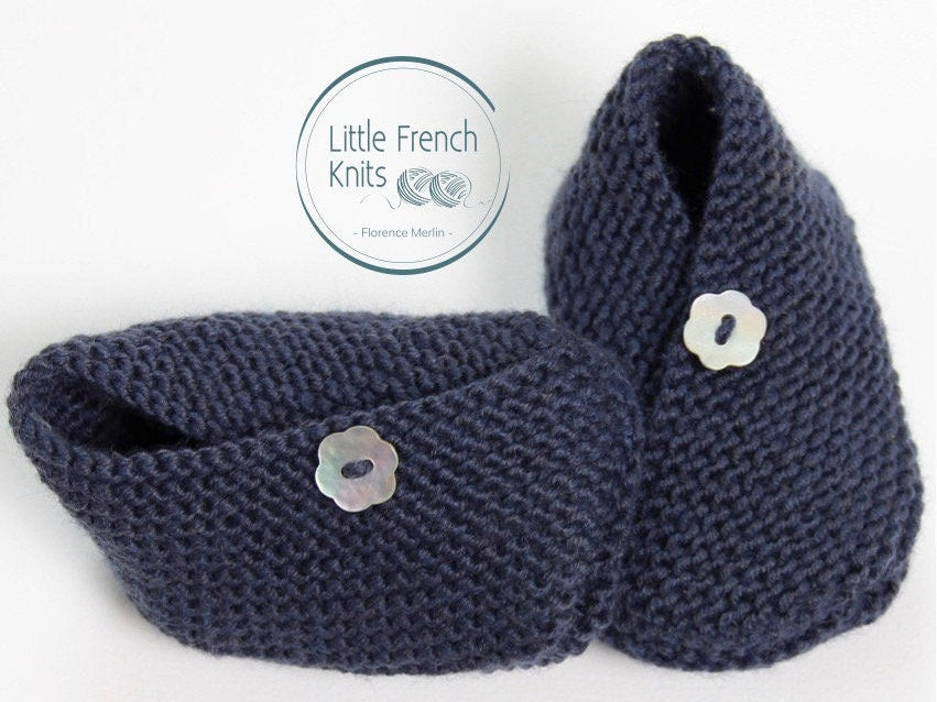 Baby Kimono Booties Knitting Pattern
