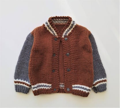 School Kids Jacket Knitting Pattern