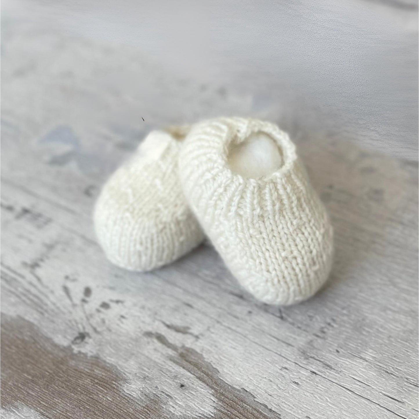 Baby Booties Knitting Pattern