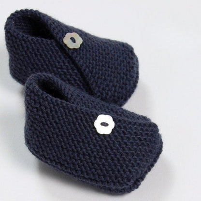 Baby Kimono Booties Knitting Pattern