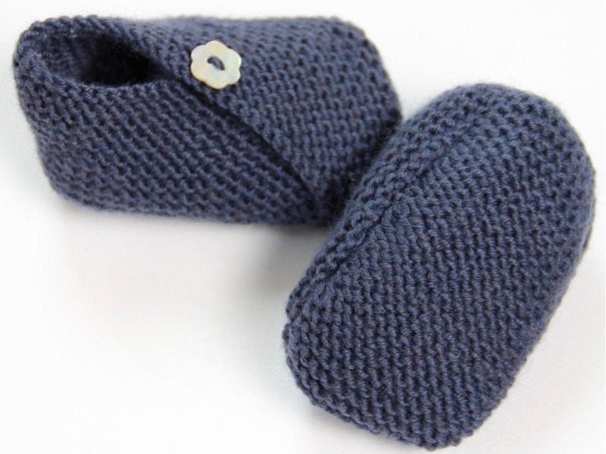 Baby Kimono Booties Knitting Pattern