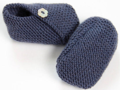Baby Kimono Booties Knitting Pattern