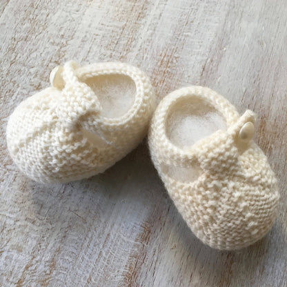 Baby Booties Knitting Pattern