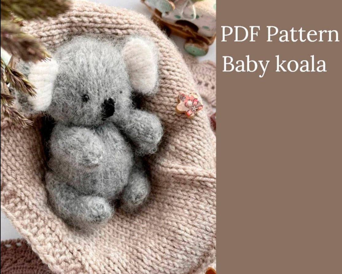 Baby koala knitting pattern