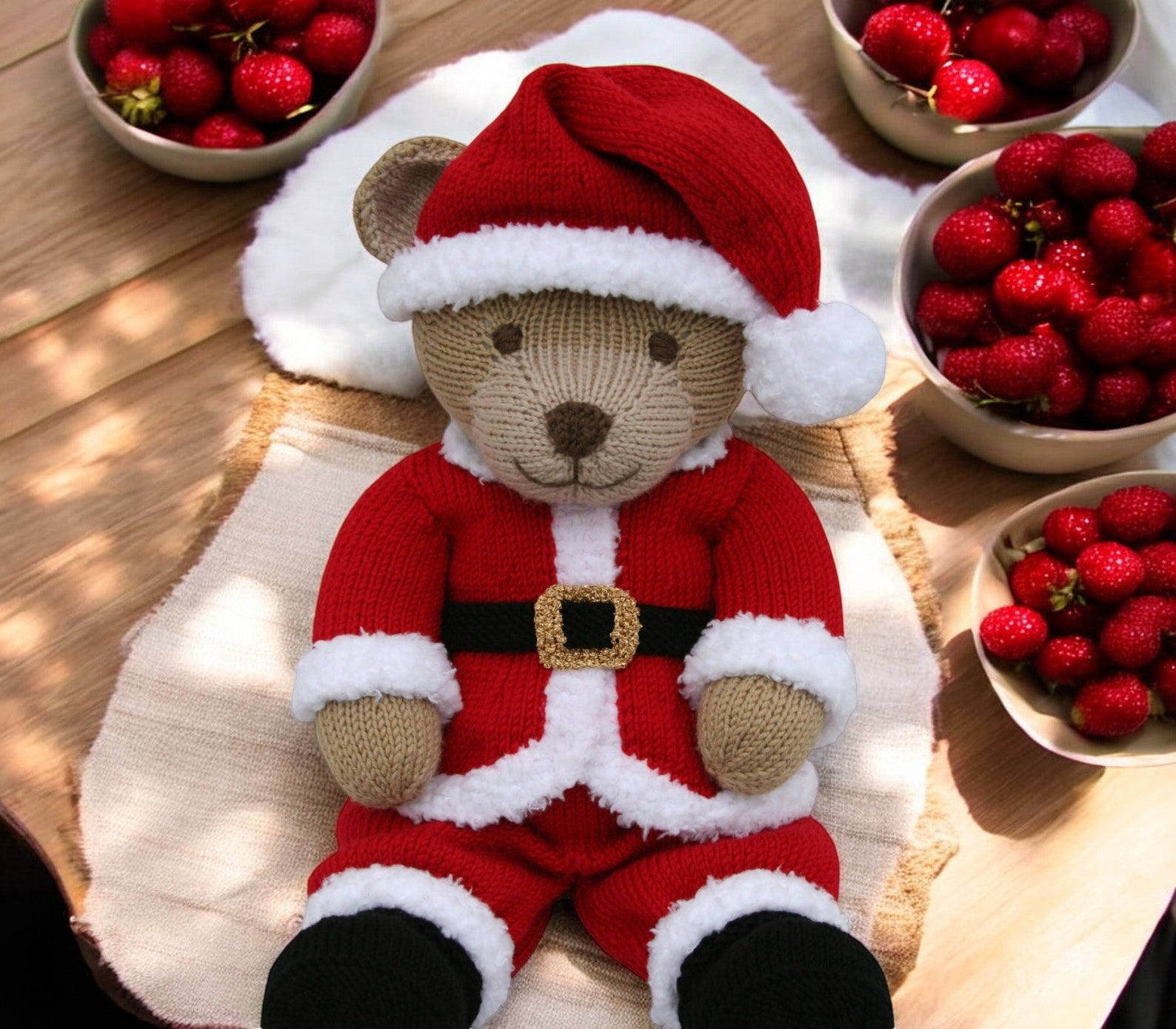 Santa Suit Outfit Knitting Pattern