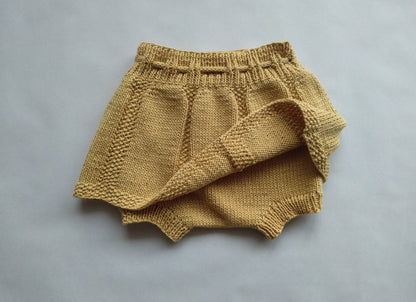 Spring Duo Baby Skorts Knitting Pattern