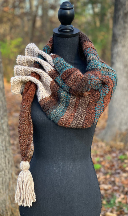 Keyhole Scarf Crochet Pattern