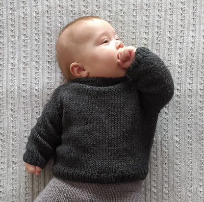 Calendula Kids Sweater Knitting Pattern