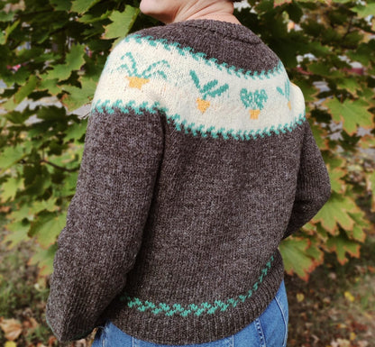 Plantlover Sweater knitting pattern
