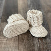 Cuffed Baby Booties Crochet Pattern