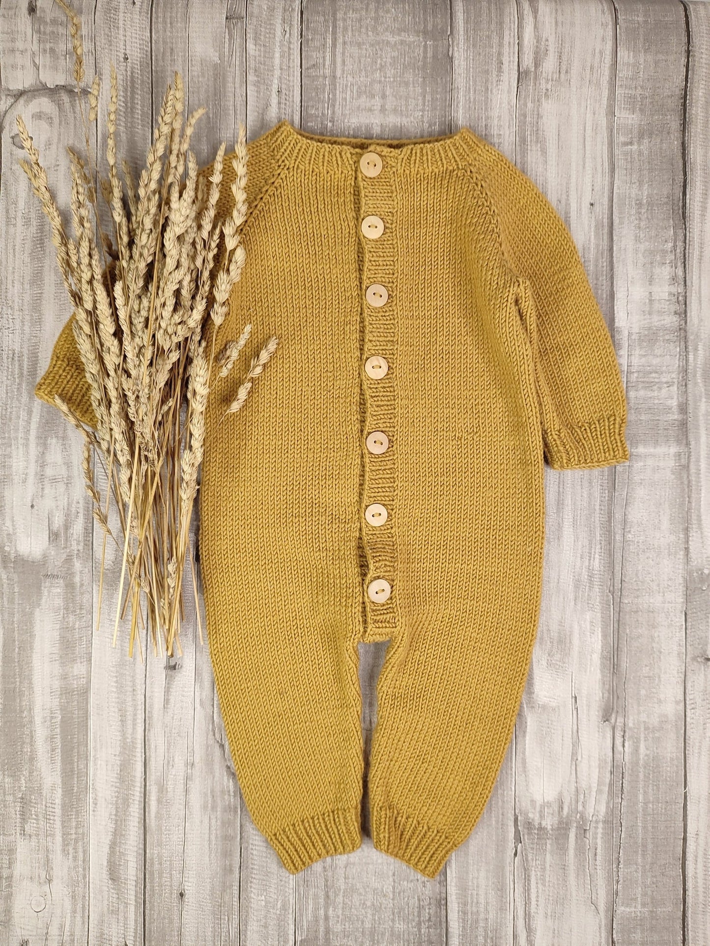 Maple Baby Overalls Knitting Pattern