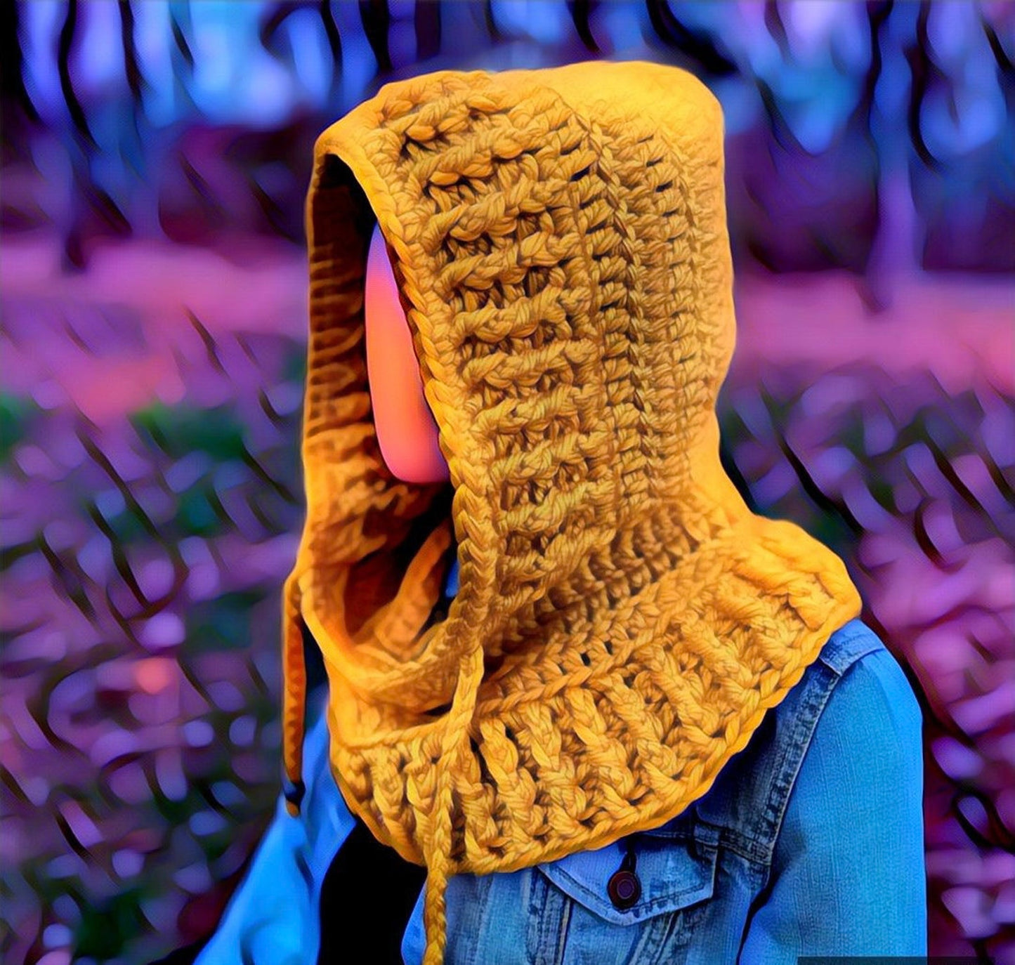 Hooded Pullover Crochet Pattern