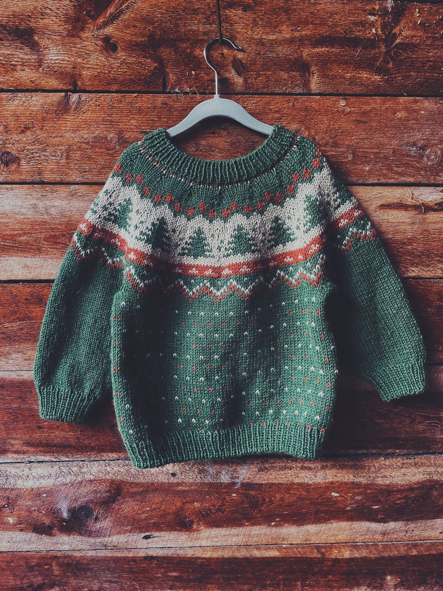 Magic Forest Sweater Knitting Pattern