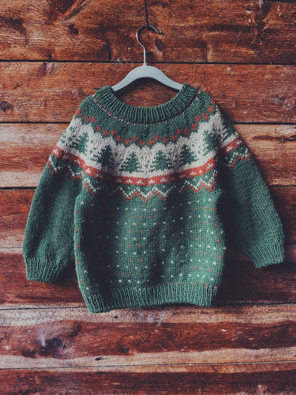 Magic Forest Sweater Knitting Pattern