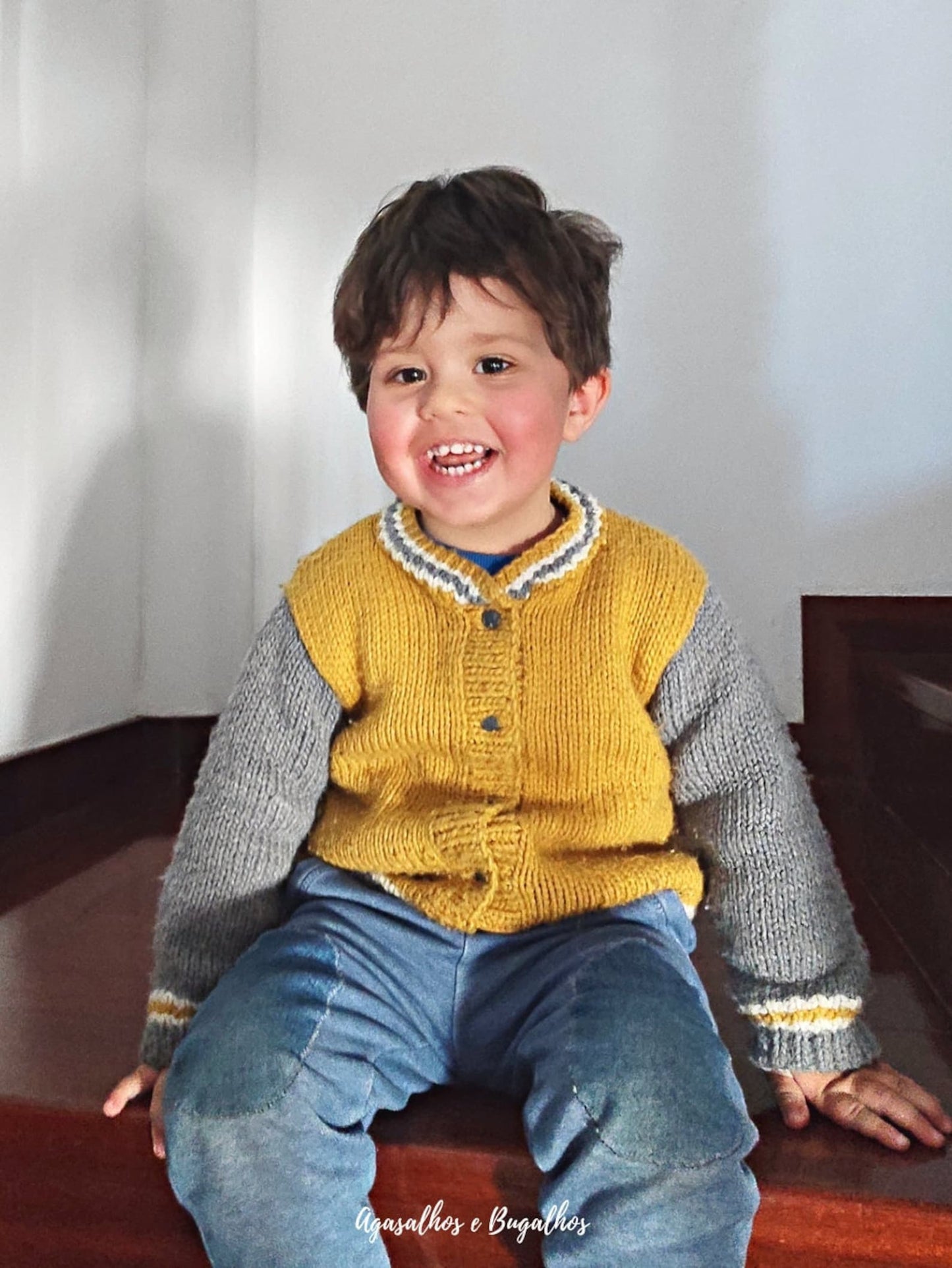 Back-to-School Kids Jacket Knitting Pattern