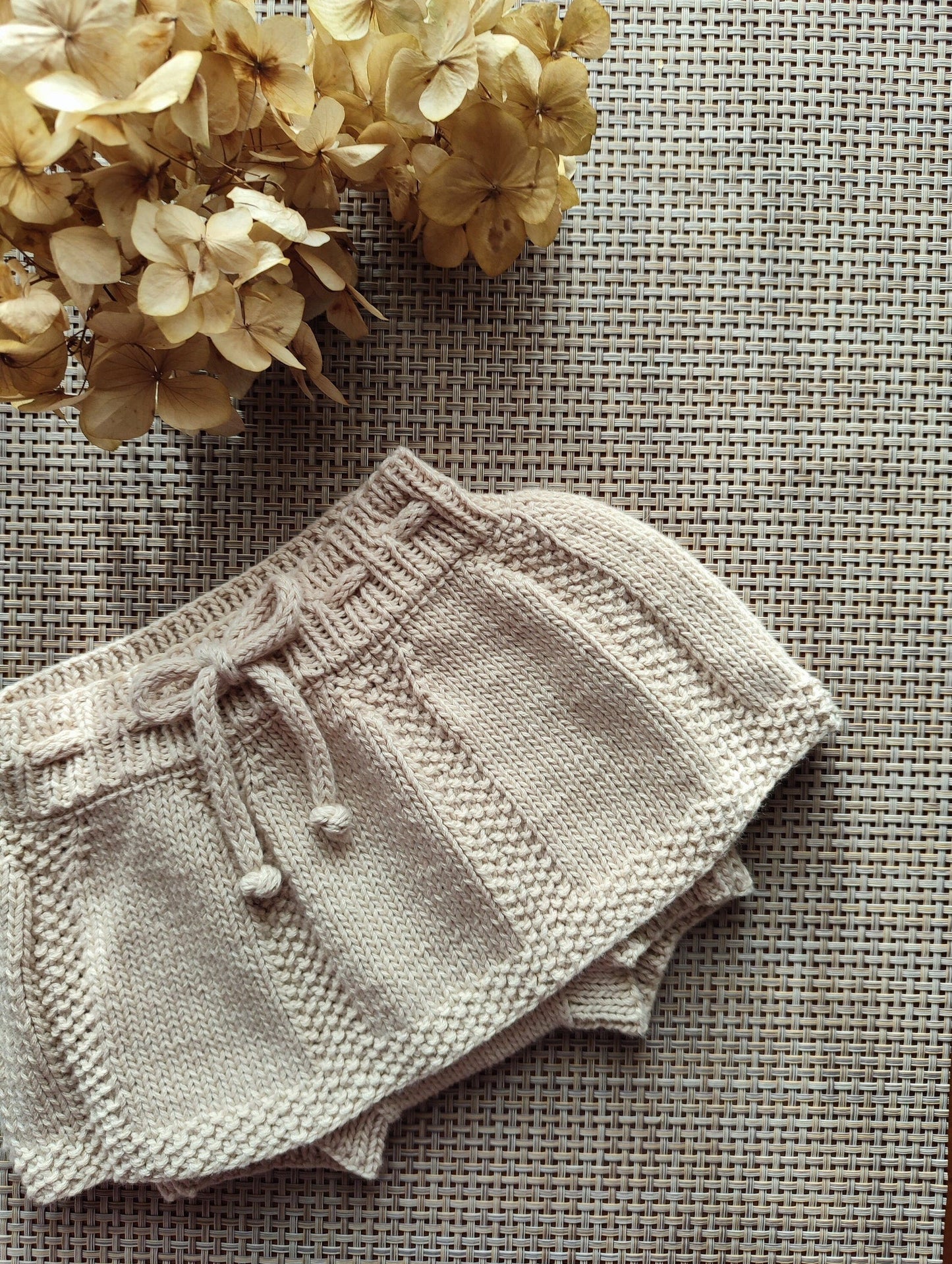 Spring Duo Baby Skorts Knitting Pattern