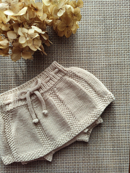 Spring Duo Baby Skorts Knitting Pattern