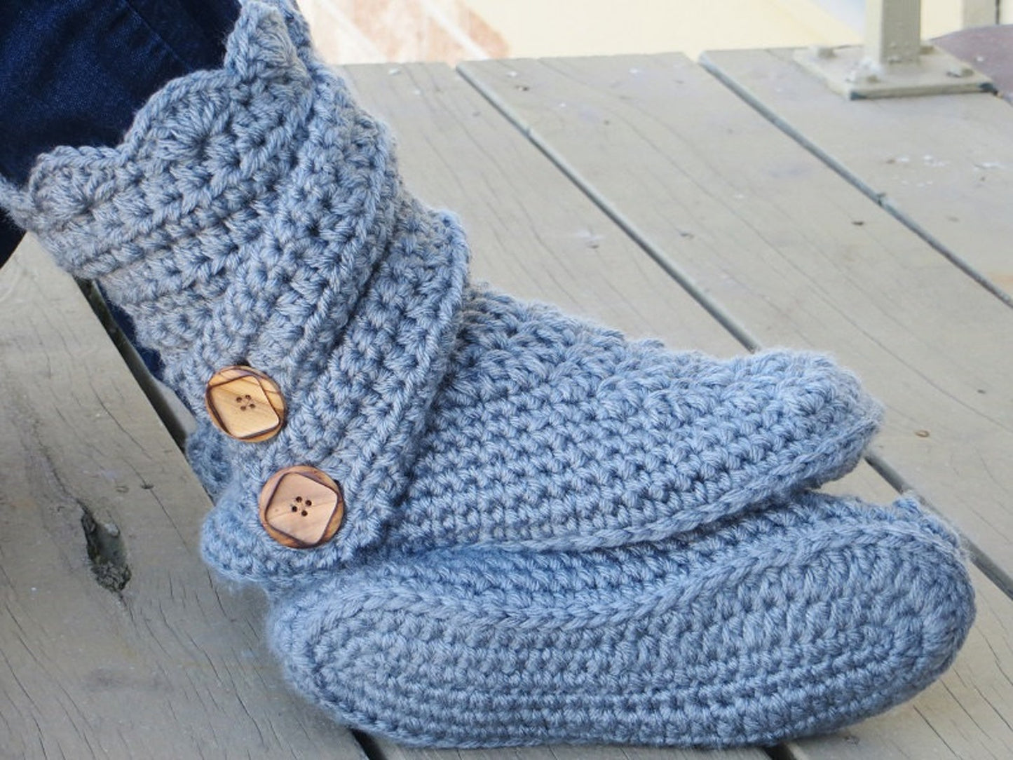 Crochet Woman's Slipper Pattern