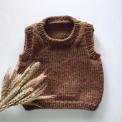 Versatile Kids Vest Knitting Pattern