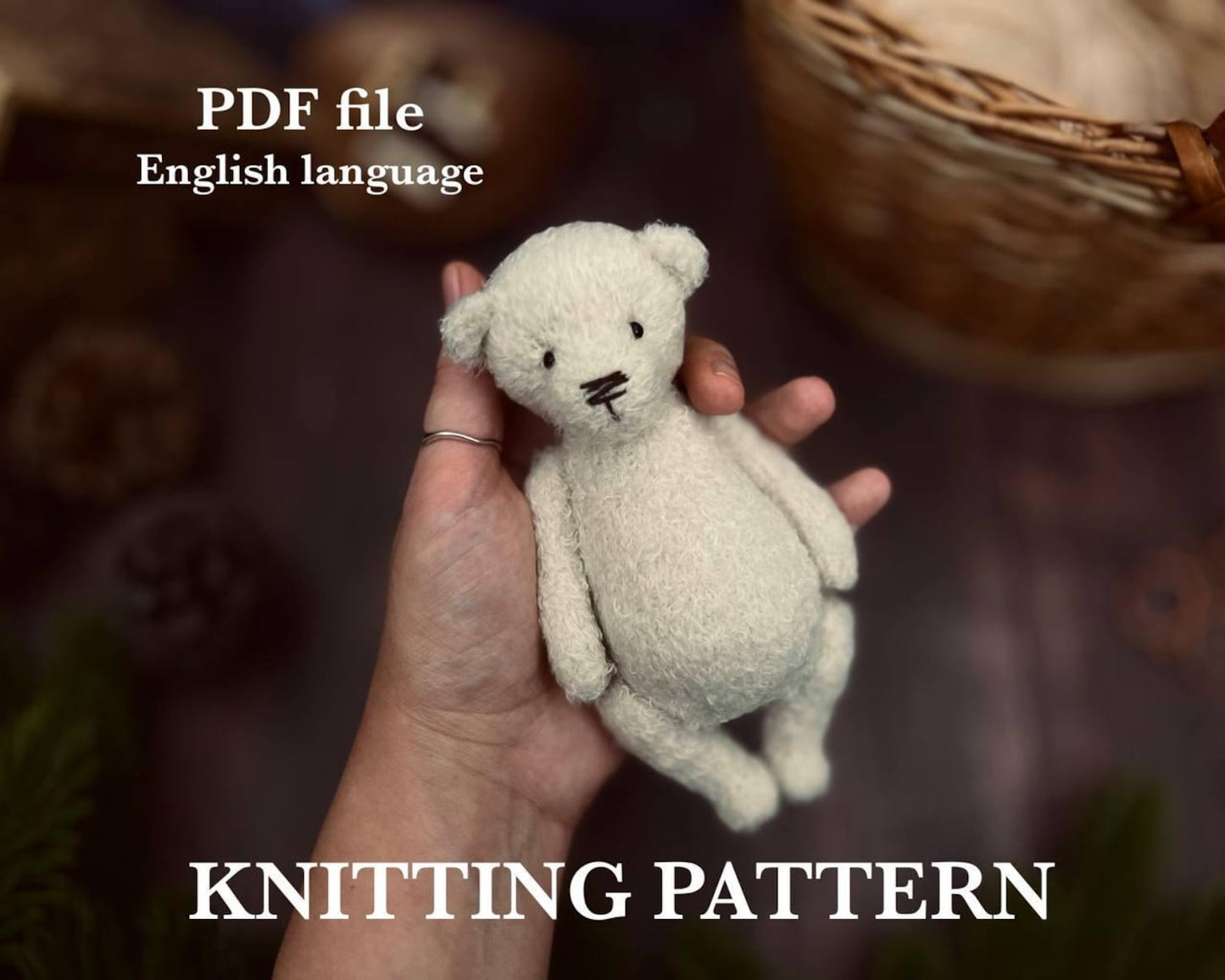 Cute Little Teddy Bear Knitting Pattern