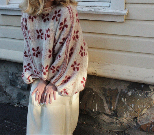 Flirt Sweater Knitting Pattern