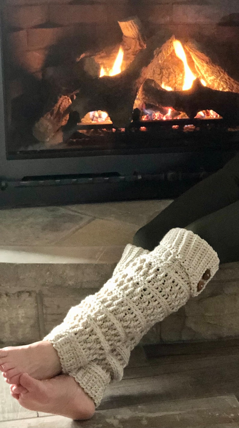 Turnberry Leg Warmers Crochet Pattern